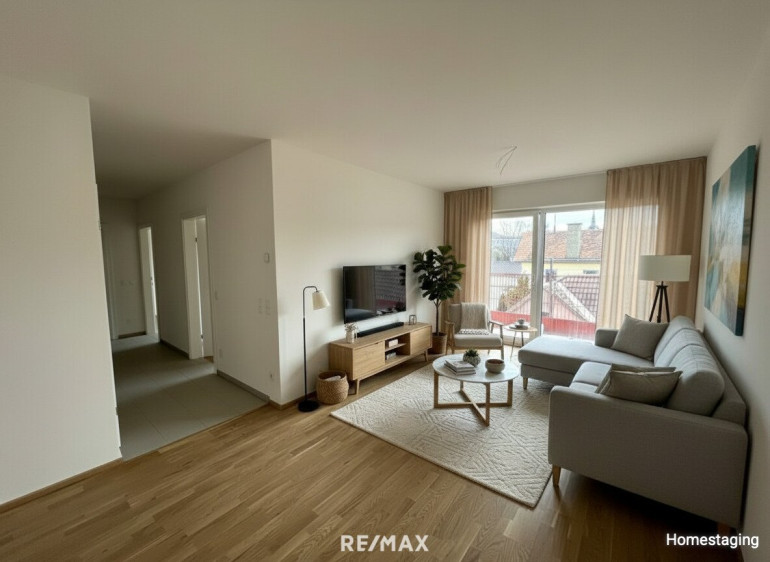 Wohnung - 8753, Fohnsdorf - Stilvolle 3 Zimmer Neubauwohnung im 2. OG mit Balkon, Lift und hochwertigem/barrierefreiem Wohnkomfort