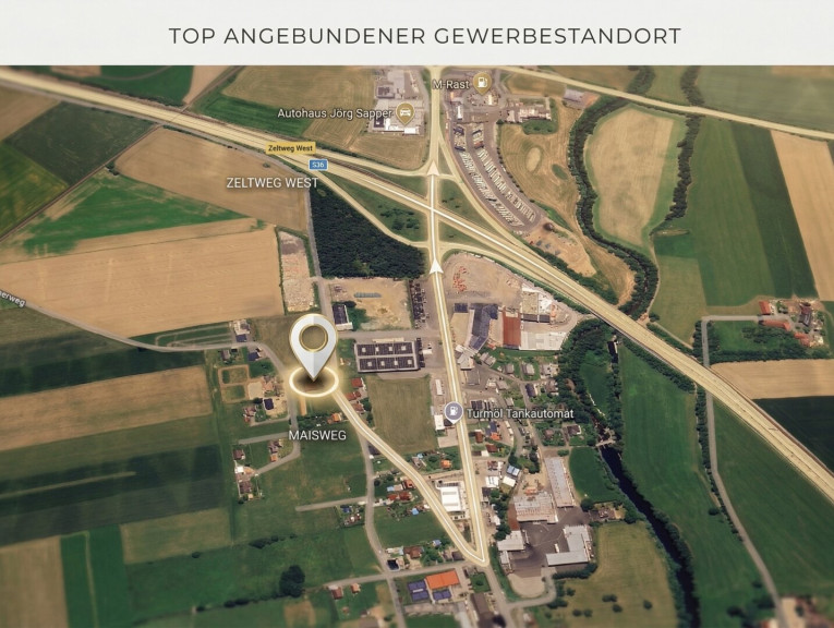 Grundstück - 8753, Fohnsdorf - Fohnsdorf: 9.002 m² großes unbebautes Gewerbegrundstück mit Entwicklungsmöglichkeiten