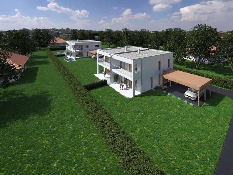 Haus - 2112, Lerchenau - Traumhafte Doppelhaushälfte in Lerchenau: Erstbezug mit Garten, Balkon & Terrasse! PROVISIONSFREI, direkt vom Bauträger!