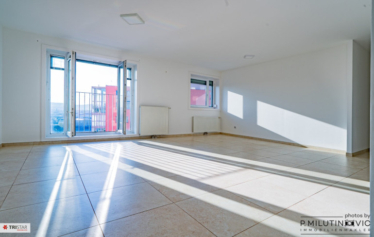 Wohnung - 1100, Wien - NEU am Wienerberg ++Westausrichtung mit AbendSonne & AbendRot++Der perfekte Start für Paare oder junge Familien, die urbanes Wohnen mit Naturverbundenheit vereinen möchten++ Moderne 3-Zimmer Neubauwohnung