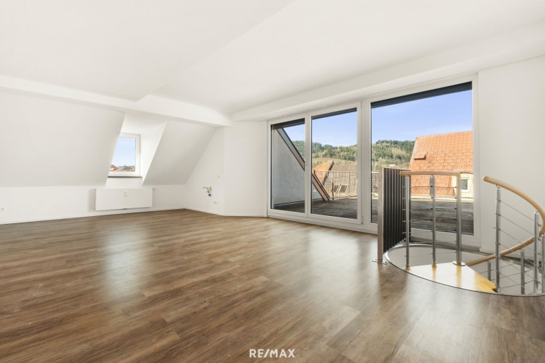 Wohnung - 9433, St. Andrä - Stilvolle Maisonette-Mietwohnung mit einzigartigem Flair und sonniger Dachterrasse im Zentrum von St. Andrä