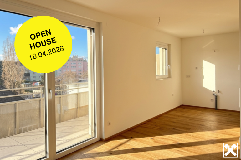 Wohnung - 1210, Wien - Ihr Refugium im Dachgeschoss – sonnig & moderne 2-Zimmer-Terrassenwohnug