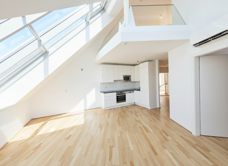 Wohnung - 1030, Wien - Traumhafte Dachgeschoss-Maisonette mit Terrasse im Herzen von 1030 Wien - Obere Weißgeberstraße/ Löwengasse