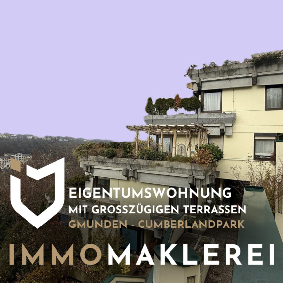 Wohnung - 4810, Gmunden - EIGENTUMSWOHNUNG - CUMBERLANDPARK GMUNDEN - MIT 2 TERRASSEN UND NATURNAHER AUSSICHT
