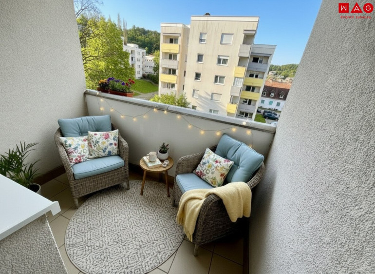 Wohnung - 8700, Leoben - Schöne und sanierte 3-Zimmer-Wohnung mit Loggia!