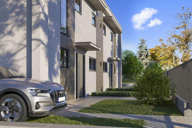 Haus - 1210, Wien - Erstbezug - Doppelhaushälfte mit Garten und Stellplatz in herrlicher Ruhelage - 1 Minute zum Marchfeldkanal