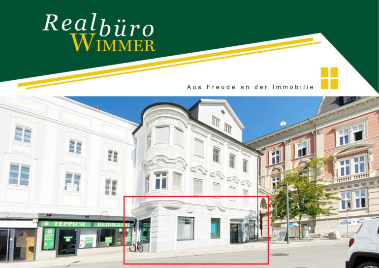 Büro / Praxis - 4650, Lambach - Büro / Ordination / Geschäft - Vielfältig nutzbare Räumlichkeiten mit Innenhof