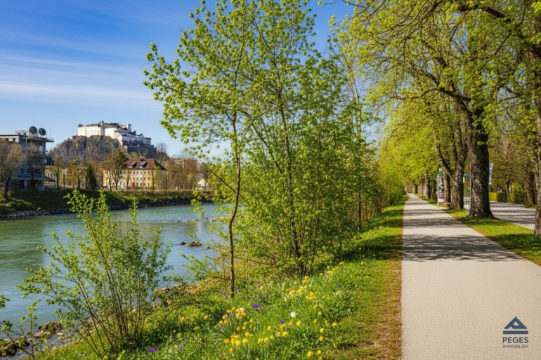 Wohnung - 5020, Salzburg - Wohnkomfort mit Balkon: 2-Zimmer-Wohnung in Salzburg – Aigen, Nähe Volksgarten