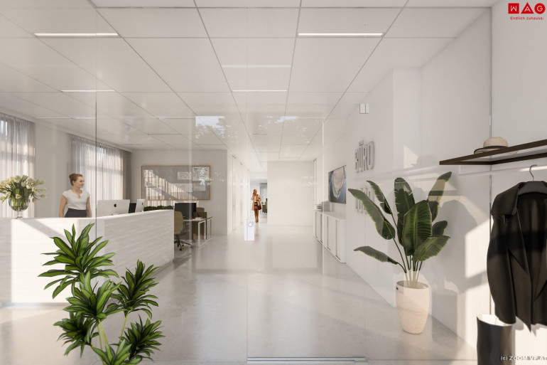 Büro / Praxis - 4060, Leonding - 171,17 m² Büro-/Ordinations- u. Geschäftsflächen auf einer Ebene mit flexiblen Ausbaumöglichkeiten direkt an der Salzburger Straße