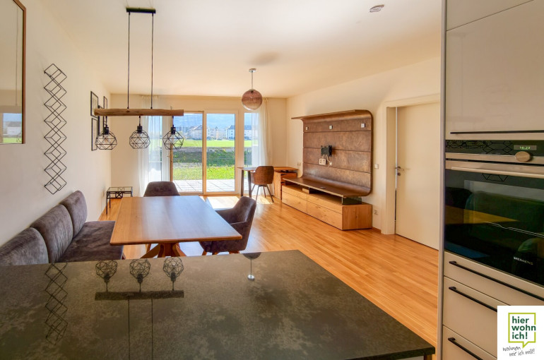 Wohnung - 9500, Villach - Traumhafte Wohlfühl-Wohnung (2 Zi) mit Garten, Terrasse und Bergblick