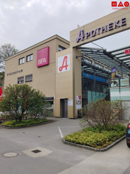 Einzelhandel - 4020, Linz - Vielseitig nutzbare (optional vollmöblierte) Geschäfts-/Ordinationsfläche im florierenden Einkaufs-/Vitalzentrum Muldenstraße mieten und von der hohen Kundenfrequenz profitieren! Provisionsfrei!