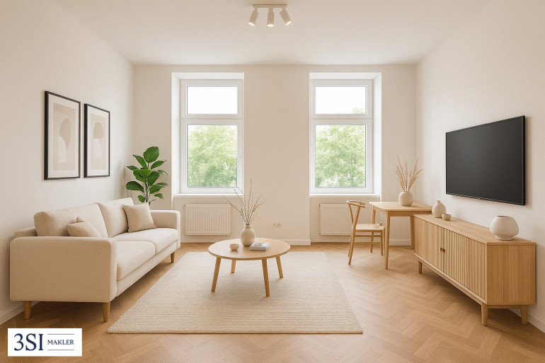 Wohnung - 1100, Wien - Lassen Sie Ihrer Kreativität freien Lauf! 2-Zimmer-Altbauwohnung am ruhigen Laubeplatz