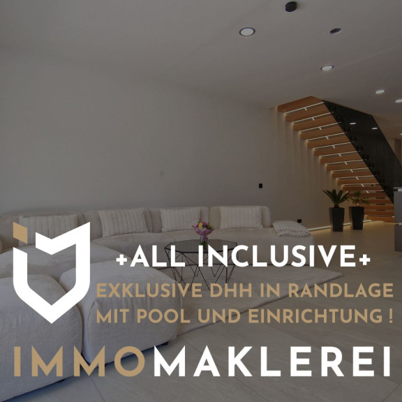 Haus - 4540, Bad Hall - + ALL INKLUSIVE +
LUXURIÖSE DHH MIT RANDLAGE INKL. POOL UND EXKLUSIVER EINRICHTUNG !