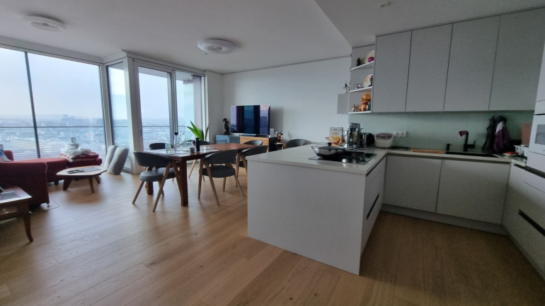 Wohnung - 1030, Wien - 26. Stock - TrIIIple -  komplett möbliert, inklusive Garagenplatz  - zur Miete