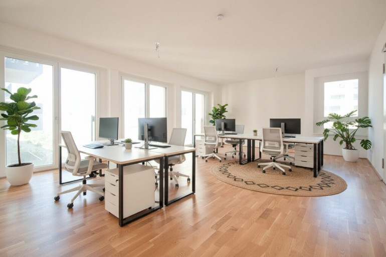 Büro / Praxis - 1100, Wien,Favoriten - Arbeiten & Wohnen vereint – Büro & angrenzende, moderne 2-Zimmer-Wohnung mit Balkon mit separatem Zugang
