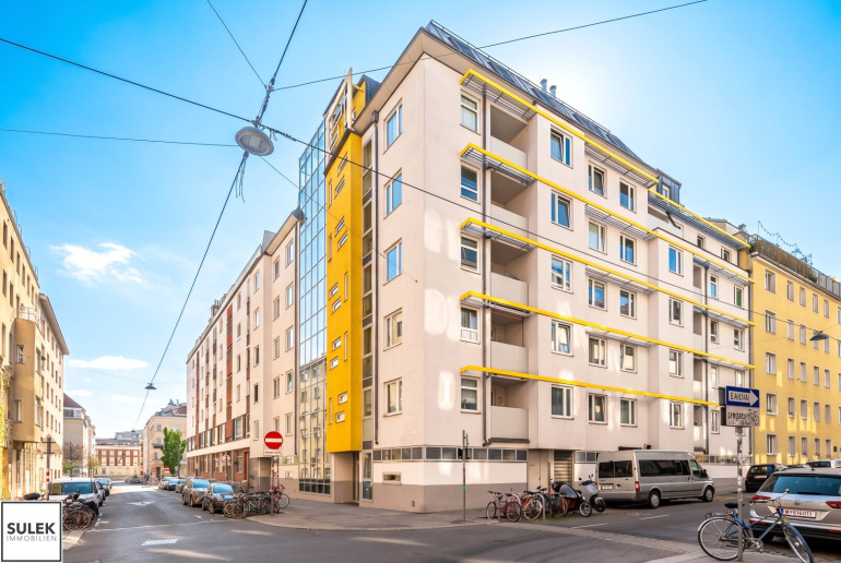 Wohnung - 1080, Wien - 4 Zimmer Neubauwohnung mit separater Küche und Süd-Loggia - ab 1.9.26