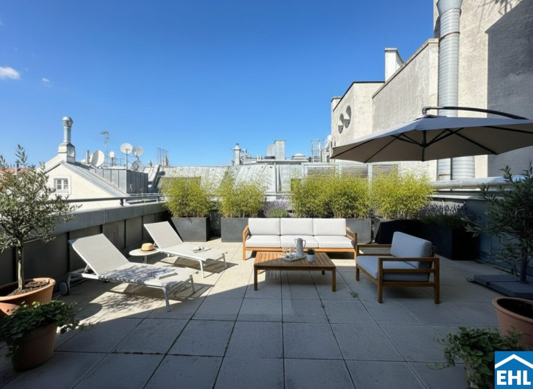 Wohnung - 1010, Wien - Dachterrassen-Wohntraum mit Klimaanlage** Altbauflair und modernstes Wohnen im Herzen Wiens!
