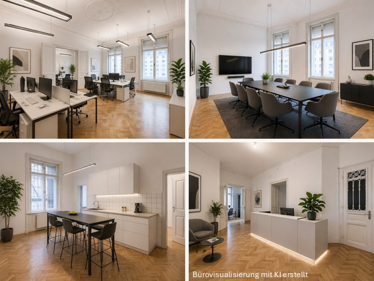 Büro / Praxis - 1060, Wien - Naschmarkt-Büro mit Klima & perfekter Raumaufteilung