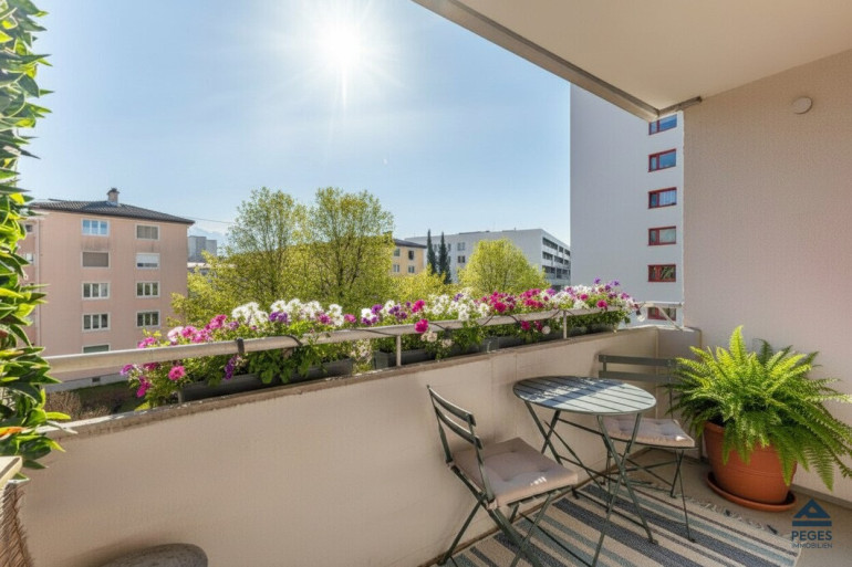 Wohnung - 5020, Salzburg - "SUNSHINE": 3-Zimmer-Wohnung mit Balkon und Tiefgarage, Nähe Salzach/ PMU
