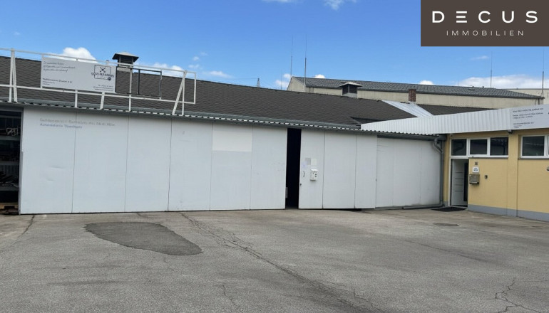 Halle / Lager / Produktion - 1110, Wien - | Lagerhalle ca. 222 m² + ca. 13 m² Vordach | in Top-Lage nahe Flughafen Wien