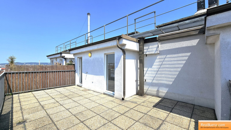 Wohnung - 1100, Wien - DACHGESCHOSS: GROSS - TERRASSENTRAUM IN DER ANGELIGASSE, OPTIONAL MIT KFZ PLATZ