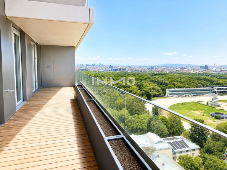 Wohnung - 1020, Wien - PRATER: 20. Etage - provisionsfrei inkl. ROOFTOP POOL: Erstbezug