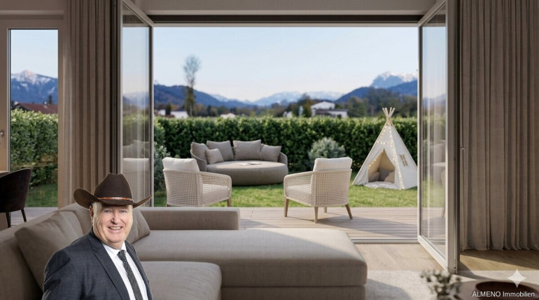 Wohnung - 6336, Oberlangkampfen - Schöne 3Zi. 83 qm Gartenwohnung in einer grün gelegenen kleinen Wohnanlage mit 6 Einheiten in Langkampfen. Top 1