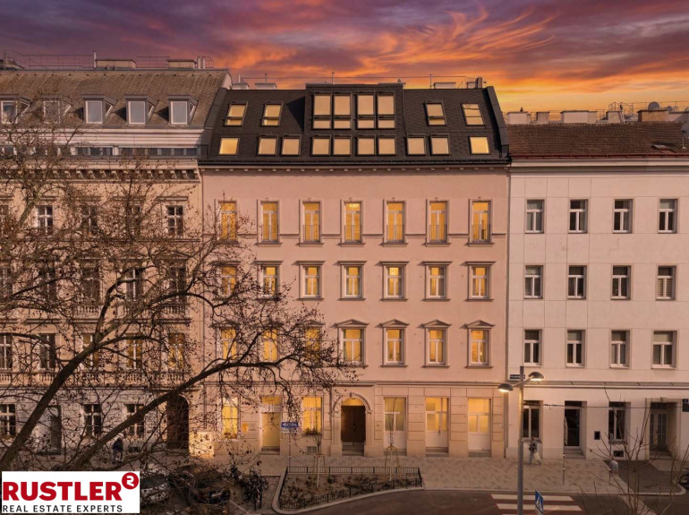Wohnung - 1020, Wien - Wohnen über den Dächern – Modernes Design trifft Altbau-Charme am Czerninplatz | Erstbezug
