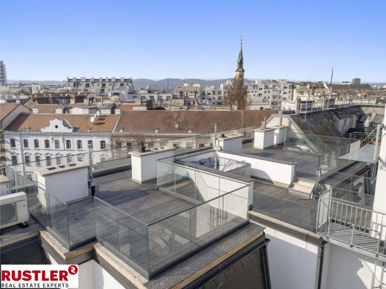 Wohnung - 1020, Wien - Himmel über der Leopoldstadt – Exklusives Dachgeschoss-Juwel mit Whirpool und privatem Liftausstieg!