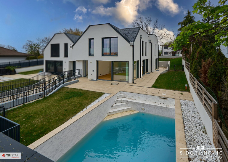 Haus - 2344, Maria Enzersdorf - NEU! ++ Gießhübl/Maria Enzersdorf ++ Exklusives Haus mit Pool, Garten, Dachterrasse & 2 Carport-Stellplätzen ++ Vollunterkellert ++ inkl. Küche ++