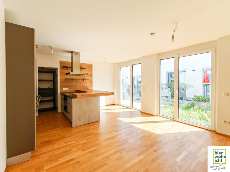 Wohnung - 1100, Wien - Traumhafte Single- oder Pärchenwohnung, 3-Zi mit Garten und Terrasse