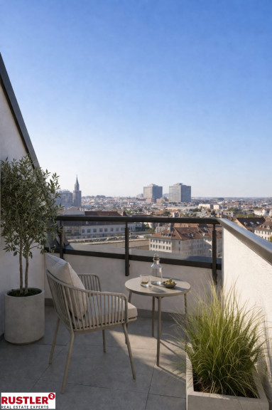 Wohnung - 1120, Wien - Dachterrassenwohnung in prachtvollen Altbauhaus beim Schlossgarten | Wienblick | Sommer 2026