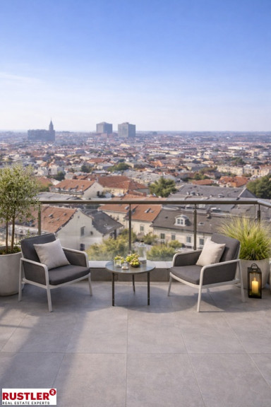 Wohnung - 1120, Wien - Exklusive DG-Wohnung mit Terrasse und spektakulärem Blick über Wien