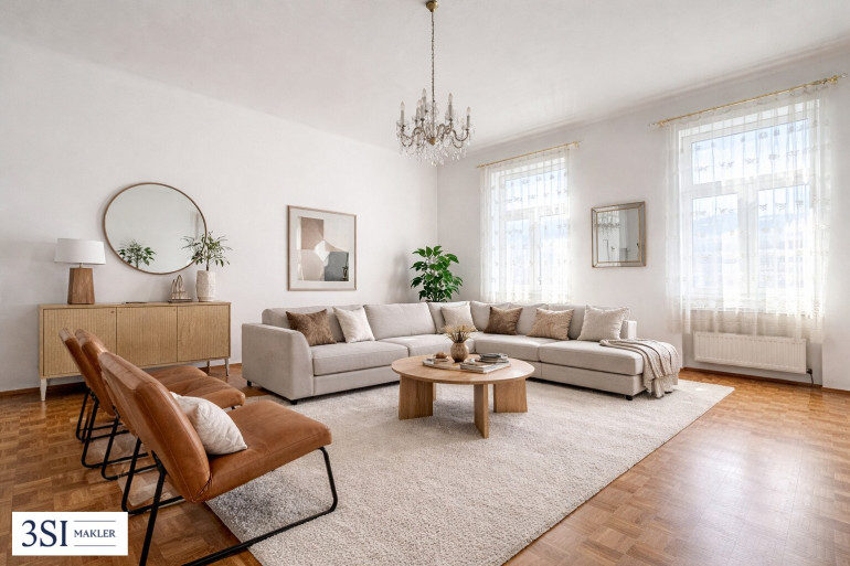Wohnung - 1060, Wien - Ihr neues Zuhause: Helle 3-Zimmer-Wohnung mit Balkon in Top-Lage