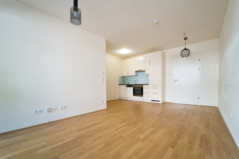 Wohnung - 1100, Wien - Moderne 2-Zimmer-Wohnung mit Loggia | Erdgeschoß | U1 Station Neulaa