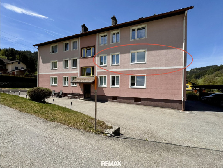 Wohnung - 8734, Kleinlobming - 3-Zimmer-Wohnung in idyllischer ländlicher Lage inkl. Carport und Gemüsegarten
