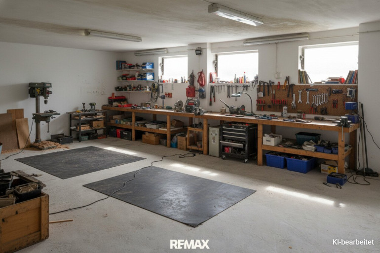 Halle / Lager / Produktion - 2320, Mannswörth - Top-Angebot: 75 m² Werkstatt mit Stellplatz in 2320 Mannswörth - nur 480 € miete!
