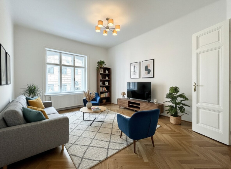 Wohnung - 1030, Wien - Stilvolle 4-Zimmer-Altbauwohnung mit 132 m² und hochwertiger Ausstattung - Landstraße