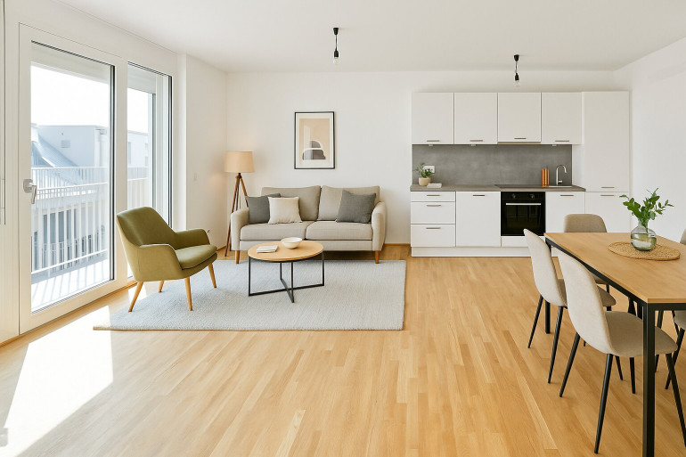 Wohnung - 1220, Wien - TRAUMHAFTE 3 ZIMMER WOHNUNG I ERSTBEZUG IN RUHELAGE