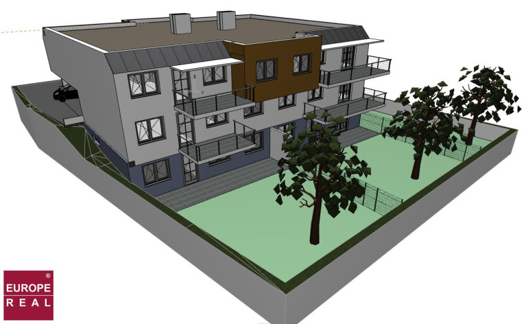 Grundstück - 7350, Oberpullendorf - OPTIMALES BAUTRÄGER-GRUNDSTÜCK mit ARCHITEKTUR-ENTWURFSPLANUNG, 9 WOHNEINHEITEN, in SUMME ca. 800 m² NWF in STADTZENTRUM