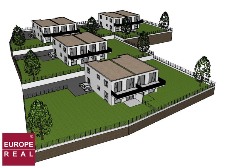Grundstück - 7571, Rudersdorf - IDEALES BAUTRÄGER-GRUNDSTÜCK mit ARCHITEKTUR-ENTWURFSPLANUNG, 8 WOHNEINHEITEN je 125 m² Nettowohnfläche