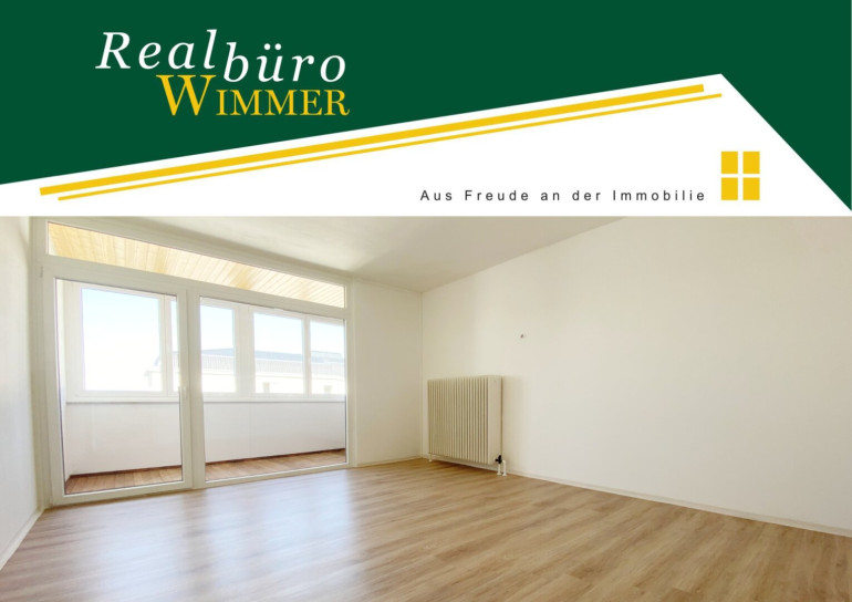 Wohnung - 4600, Wels - Helle 4-Zimmer-Wohnung mit verglaster Loggia im obersten Geschoss