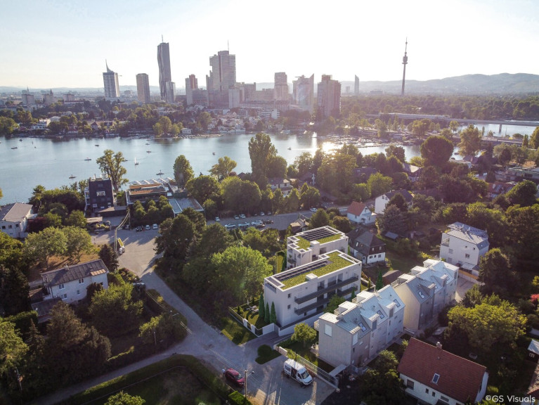 Wohnung - 1220, Wien - Exklusive Erstbezugs DG-Wohnung mit Balkon und Terrasse an der Alten Donau