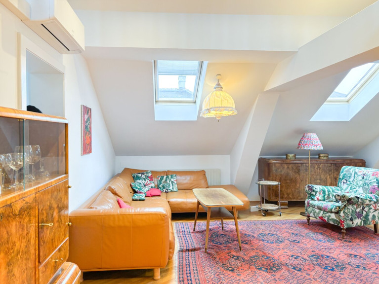 Wohnung - 1030, Wien - Fully furnished attic apartment with secluded 60 m² roof terrace! Very suitable for Expats!