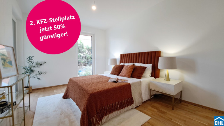 Wohnung - 2700, Wiener Neustadt - Jetzt zugreifen: Zweiter KFZ-Stellplatz zum halben Preis!