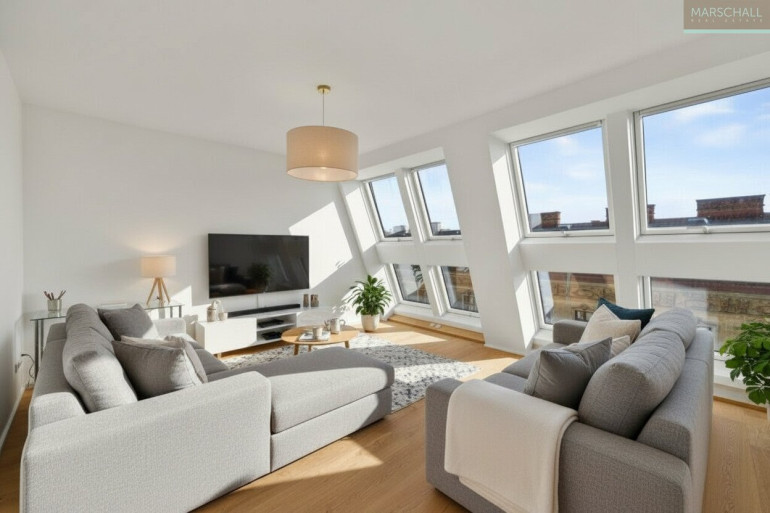 Wohnung - 1090, Wien - Exklusive 5-Zimmer-Dachgeschoßwohnung mit Liftzugang und Dachterrasse
