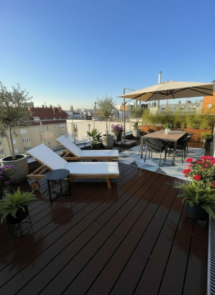 Wohnung - 1190, Wien - Luxuriöses Penthouse in edler Wohnhausanlage mit Pool, Fitnessbereich und Concierge-Service.