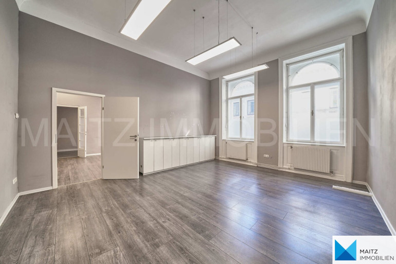 Büro / Praxis - 1060, Wien - Altbau-Bürofläche mit 3 Zimmern | Garage optional | nahe Naschmarkt & U4