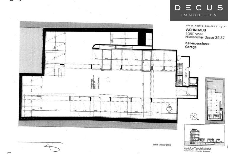 Immobilie - 1050, Wien - TIEFGARAGENSTELLPLATZ ZUR MIETE