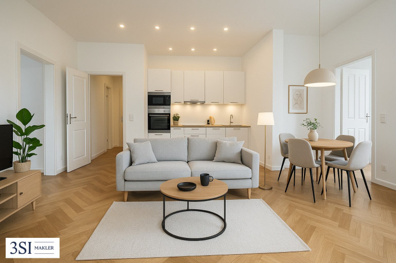 Wohnung - 1100, Wien - Altbau trifft Design – Traumhafte 3-Zimmer-Wohnung frisch saniert